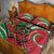 Mele Kalikimaka Hawaii Quilt Bed Set Mongoose Santa With Ohia Lehua