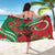 Mele Kalikimaka Hawaii Sarong Mongoose Santa With Ohia Lehua