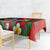 United States And Tonga Tablecloth USA Flag Eagle Mix Tongan Coat Of Arms Ngatu Pattern LT14 - Polynesian Pride