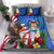 United States And Fiji Bedding Set USA Flag Eagle Mix Fijian Coat Of Arms Tapa Pattern LT14 - Polynesian Pride