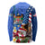 United States And Fiji Long Sleeve Shirt USA Flag Eagle Mix Fijian Coat Of Arms Tapa Pattern LT14 - Polynesian Pride