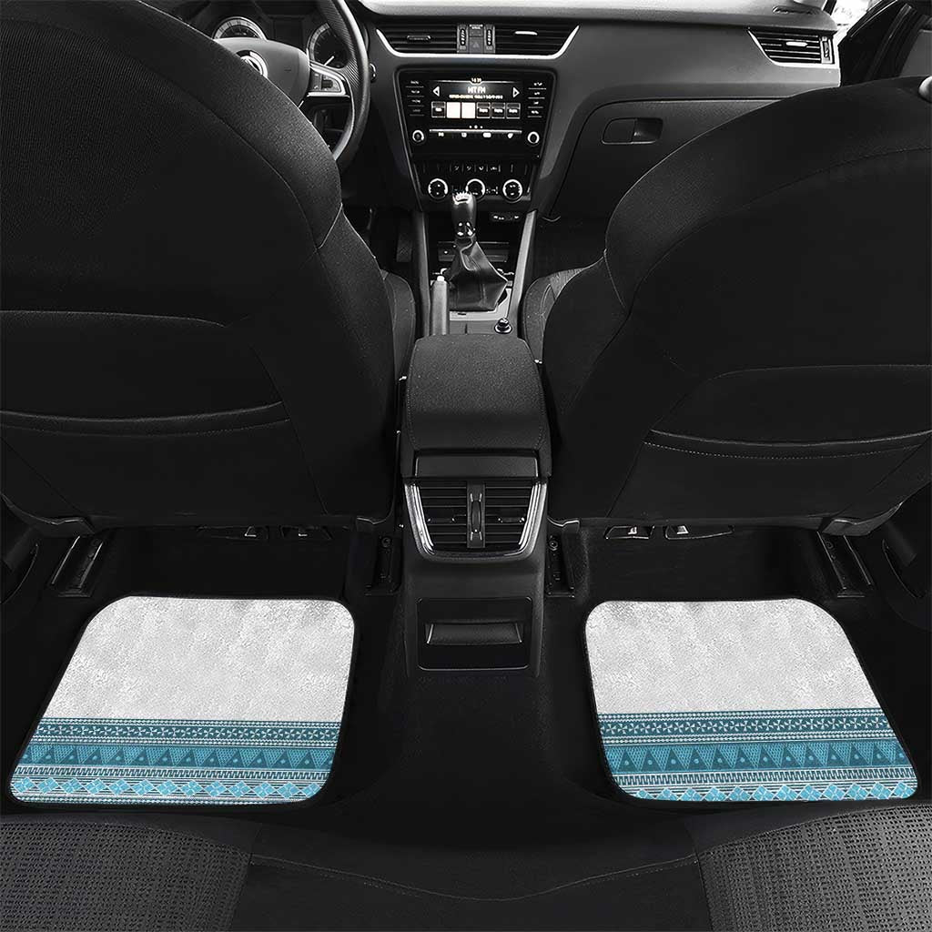 Custom Fiji Tapa Rugby 2025 Car Mats Go Champions Fijiana