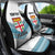 Custom Fiji Tapa Rugby 2025 Car Seat Cover Go Champions Fijiana