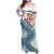 Custom Fiji Tapa Rugby 2025 Family Matching Off Shoulder Maxi Dress and Hawaiian Shirt Go Champions Fijiana