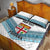 Custom Fiji Tapa Rugby 2025 Quilt Bed Set Go Champions Fijiana