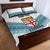 Custom Fiji Tapa Rugby 2025 Quilt Bed Set Go Champions Fijiana