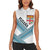 Custom Fiji Tapa Rugby 2025 Women Sleeveless Polo Shirt Go Champions Fijiana