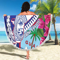 Biba Guam Liberation Day Beach Blanket Tano y Chamoru Latte Stone Blue