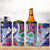 Biba Guam Liberation Day 4 in 1 Can Cooler Tumbler Tano y Chamoru Latte Stone Blue