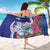 Biba Guam Liberation Day Sarong Tano y Chamoru Latte Stone Blue