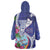 Biba Guam Liberation Day Wearable Blanket Hoodie Tano y Chamoru Latte Stone Blue