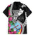 Biba Guam Liberation Day Family Matching Mermaid Dress and Hawaiian Shirt Tano y Chamoru Latte Stone Black