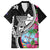 Biba Guam Liberation Day Family Matching Tank Maxi Dress and Hawaiian Shirt Tano y Chamoru Latte Stone Black