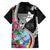 Biba Guam Liberation Day Family Matching Tank Maxi Dress and Hawaiian Shirt Tano y Chamoru Latte Stone Black