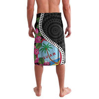 Biba Guam Liberation Day Lavalava Tano y Chamoru Latte Stone Black