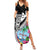 Biba Guam Liberation Day Summer Maxi Dress Tano y Chamoru Latte Stone Black