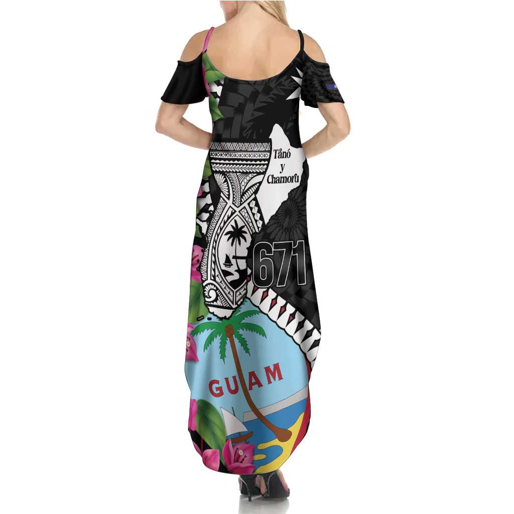 Biba Guam Liberation Day Summer Maxi Dress Tano y Chamoru Latte Stone Black