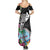 Biba Guam Liberation Day Summer Maxi Dress Tano y Chamoru Latte Stone Black