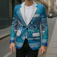 Kuri Dog Waka New Zealand Matariki Blazer Ocean Sharks Maori Tattoo