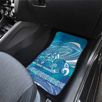 Kuri Dog Waka New Zealand Matariki Car Mats Ocean Sharks Maori Tattoo LT14 - Polynesian Pride