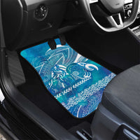Kuri Dog Waka New Zealand Matariki Car Mats Ocean Sharks Maori Tattoo LT14 - Polynesian Pride