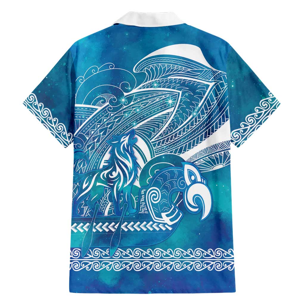 Kuri Dog Waka New Zealand Matariki Family Matching Mermaid Dress and Hawaiian Shirt Ocean Sharks Maori Tattoo LT14 - Polynesian Pride