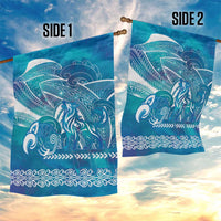 Kuri Dog Waka New Zealand Matariki Garden Flag Ocean Sharks Maori Tattoo LT14 - Polynesian Pride