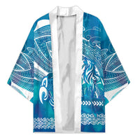 Kuri Dog Waka New Zealand Matariki Kimono Ocean Sharks Maori Tattoo