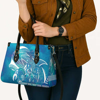 Kuri Dog Waka New Zealand Matariki Leather Bag Ocean Sharks Maori Tattoo