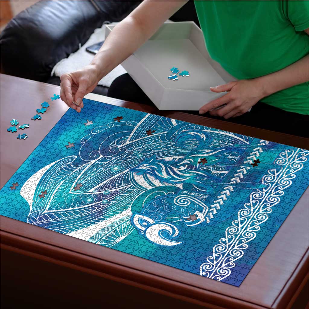Kuri Dog Waka New Zealand Matariki Puzzle Ocean Sharks Maori Tattoo