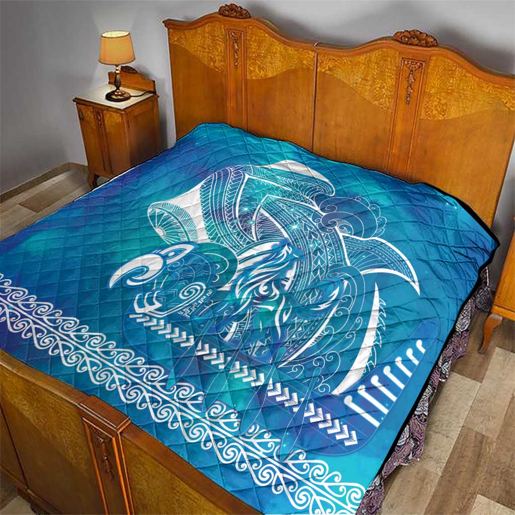 Kuri Dog Waka New Zealand Matariki Quilt Ocean Sharks Maori Tattoo