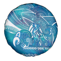 Kuri Dog Waka New Zealand Matariki Spare Tire Cover Ocean Sharks Maori Tattoo LT14 - Polynesian Pride
