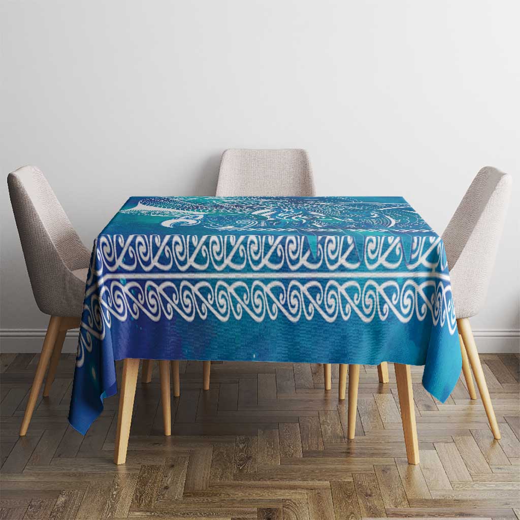Kuri Dog Waka New Zealand Matariki Tablecloth Ocean Sharks Maori Tattoo
