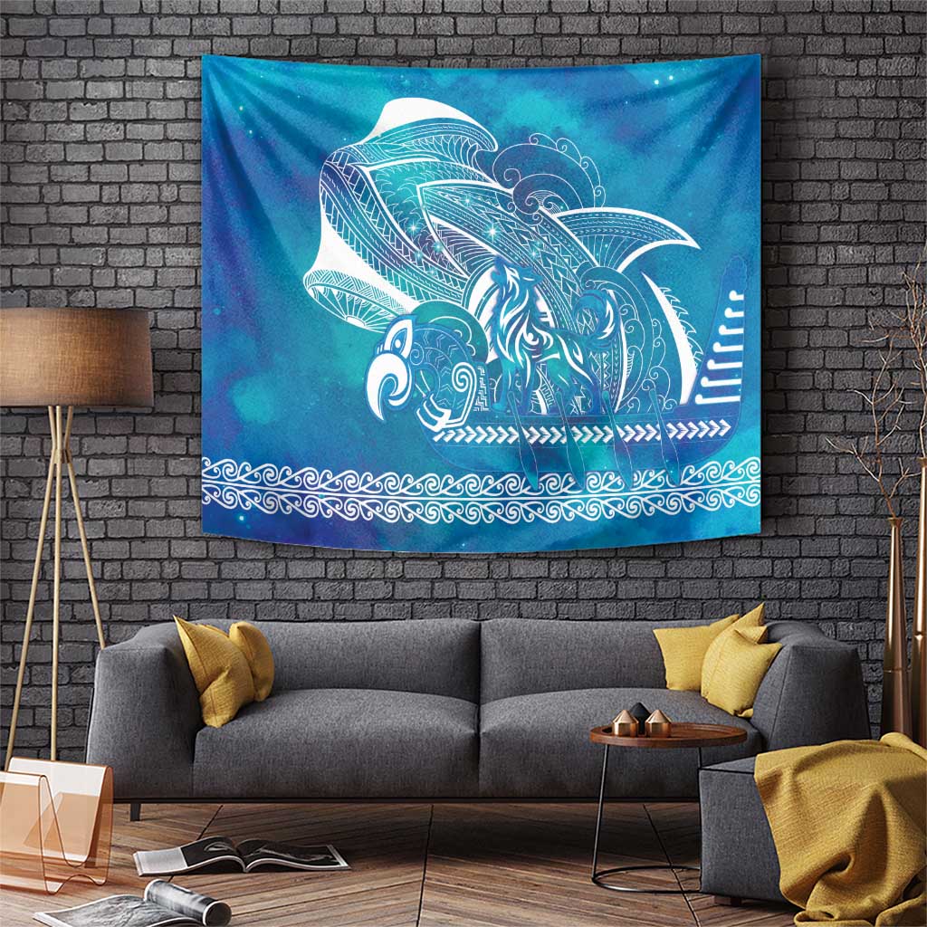 Kuri Dog Waka New Zealand Matariki Tapestry Ocean Sharks Maori Tattoo