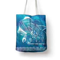Kuri Dog Waka New Zealand Matariki Tote Bag Ocean Sharks Maori Tattoo LT14 - Polynesian Pride