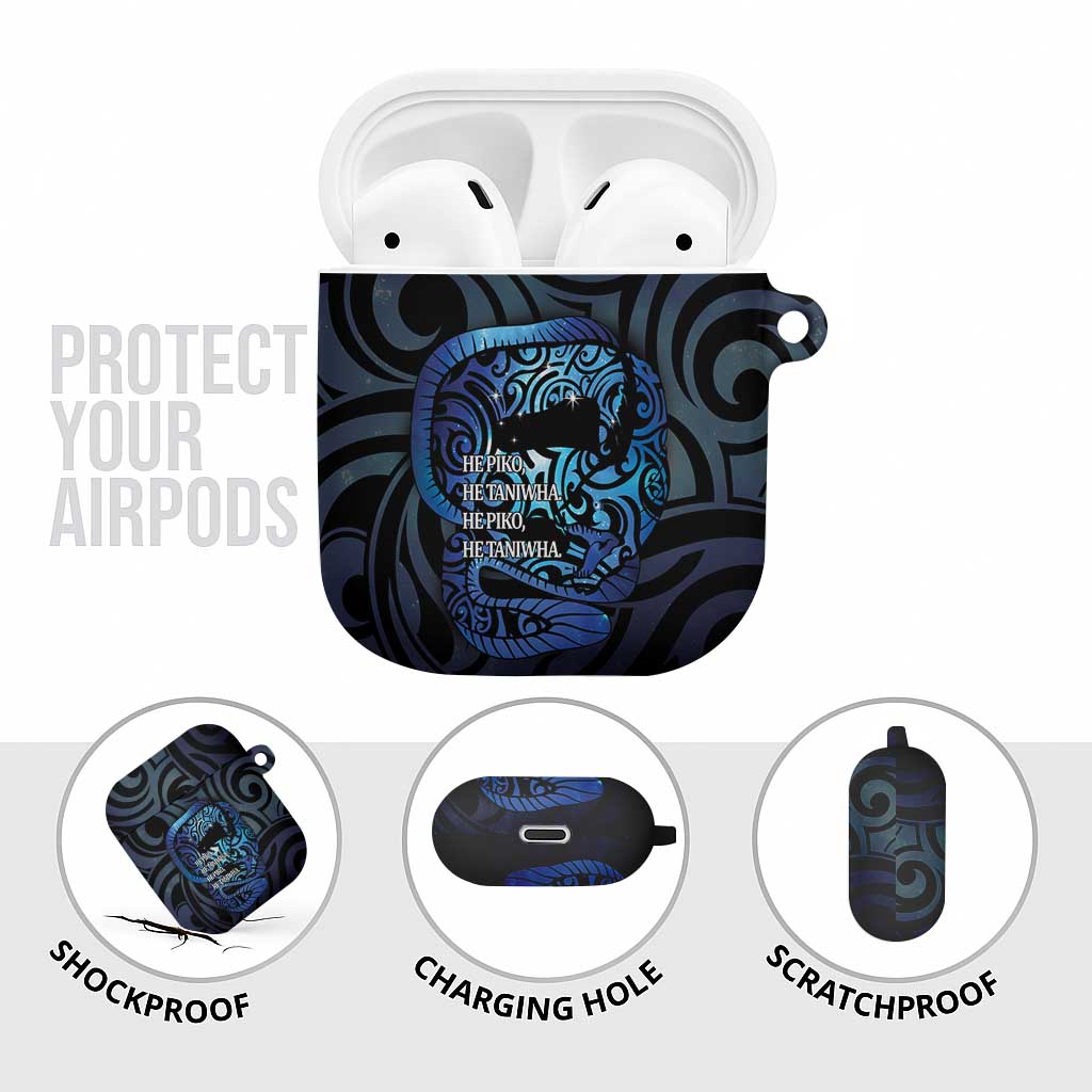 Tuna Eel New Zealand Matariki AirPods Case He Piko He Taniwha Maori Pattern