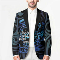 Tuna Eel New Zealand Matariki Blazer He Piko He Taniwha Maori Pattern