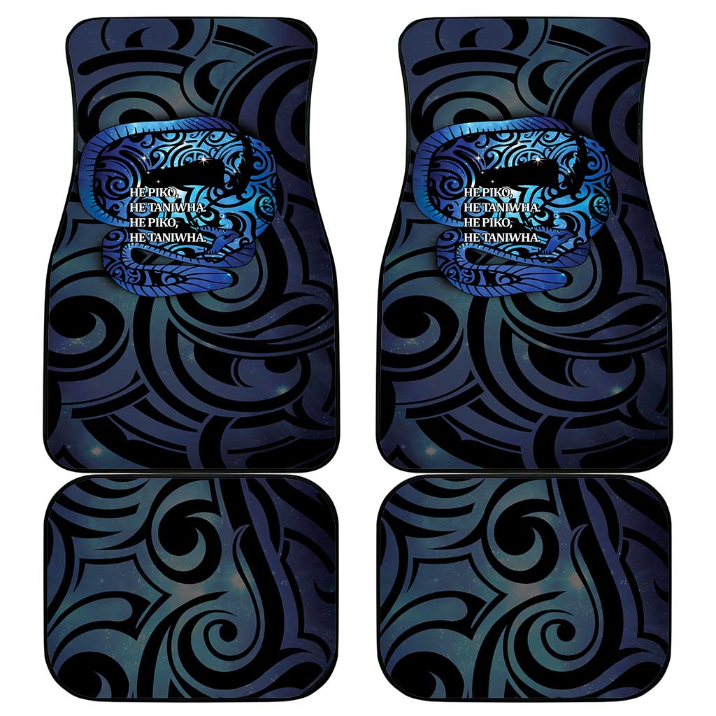 Tuna Eel New Zealand Matariki Car Mats He Piko He Taniwha Maori Pattern