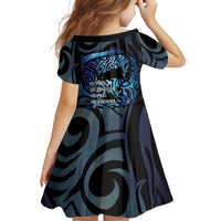 Tuna Eel New Zealand Matariki Family Matching Off Shoulder Maxi Dress and Hawaiian Shirt He Piko He Taniwha Maori Pattern LT14 - Polynesian Pride
