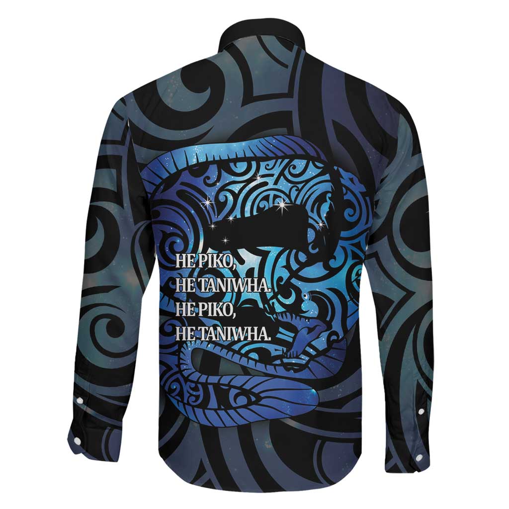 Tuna Eel New Zealand Matariki Family Matching Off Shoulder Short Dress and Hawaiian Shirt He Piko He Taniwha Maori Pattern LT14 - Polynesian Pride