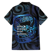 Tuna Eel New Zealand Matariki Family Matching Puletasi and Hawaiian Shirt He Piko He Taniwha Maori Pattern LT14 - Polynesian Pride