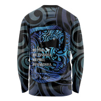 Tuna Eel New Zealand Matariki Long Sleeve Shirt He Piko He Taniwha Maori Pattern
