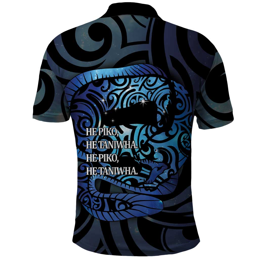 Tuna Eel New Zealand Matariki Polo Shirt He Piko He Taniwha Maori Pattern