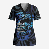 Tuna Eel New Zealand Matariki Scrub Top He Piko He Taniwha Maori Pattern