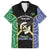 Personalised South Sea Islanders National Recognition Day Family Matching Short Sleeve Bodycon Dress and Hawaiian Shirt Australia Aboriginal Vanuatu Pig Tusk