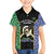 Personalised South Sea Islanders National Recognition Day Family Matching Short Sleeve Bodycon Dress and Hawaiian Shirt Australia Aboriginal Vanuatu Pig Tusk