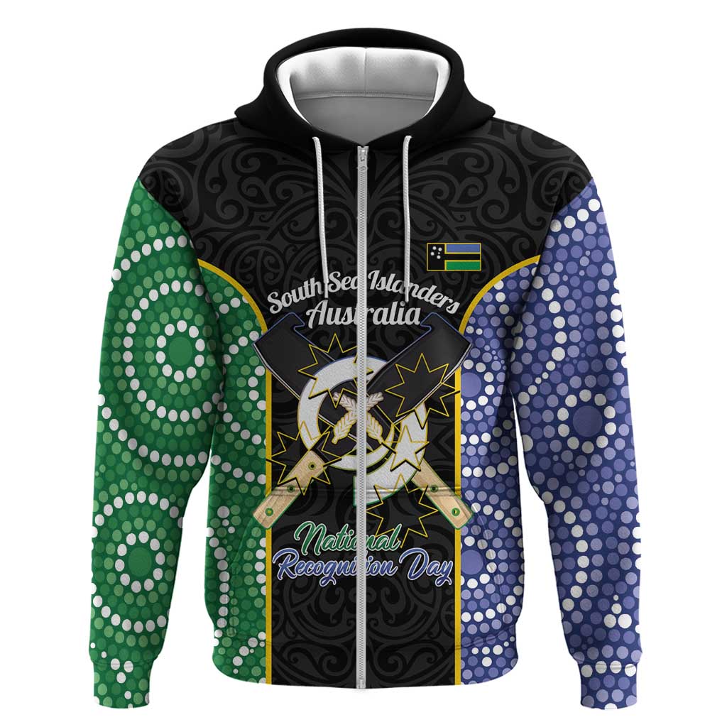 Personalised South Sea Islanders National Recognition Day Hoodie Australia Aboriginal Vanuatu Pig Tusk