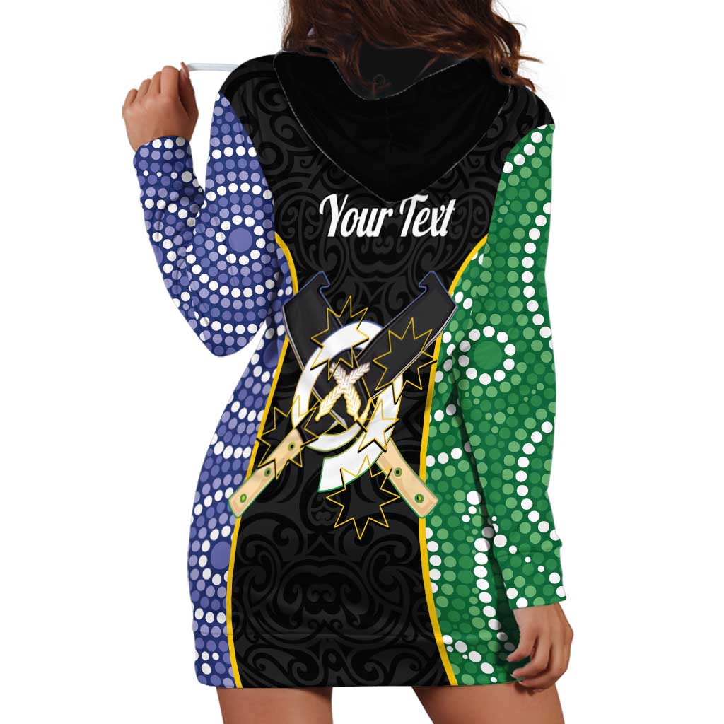 Personalised South Sea Islanders National Recognition Day Hoodie Dress Australia Aboriginal Vanuatu Pig Tusk