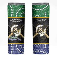 Personalised South Sea Islanders National Recognition Day Skinny Tumbler Australia Aboriginal Vanuatu Pig Tusk