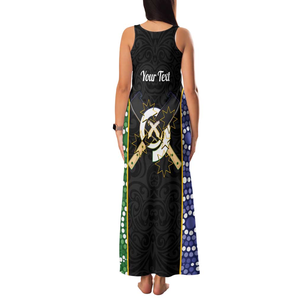 Personalised South Sea Islanders National Recognition Day Tank Maxi Dress Australia Aboriginal Vanuatu Pig Tusk